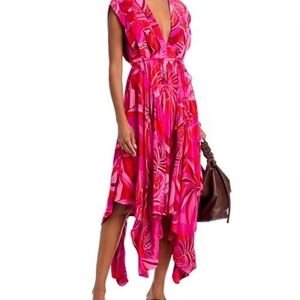 FARM Rio Pink High Low Dress